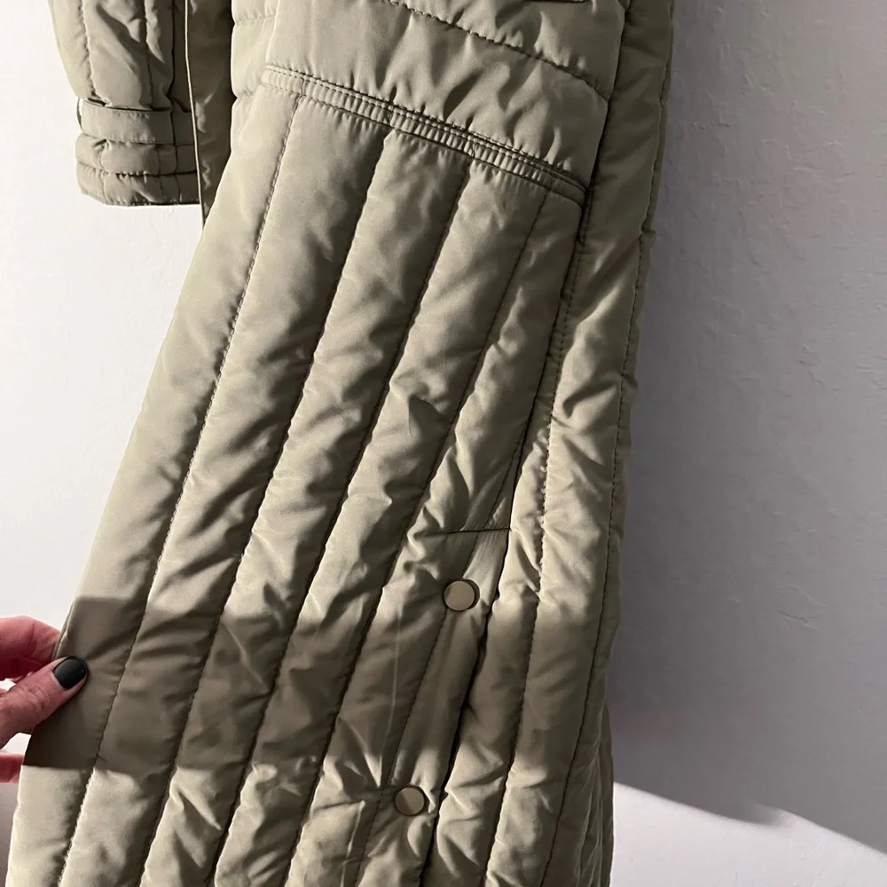 Slim cut puffy long coat with lots of features 8 by Yoox - Picture 3 of 6